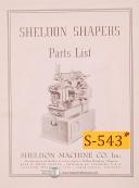 Sheldon-Sheldon 10\" - 1\" x 56\", Lathe, (49 page) , Maintenance & Parts Manual 1944-10 Inch-10\"-04